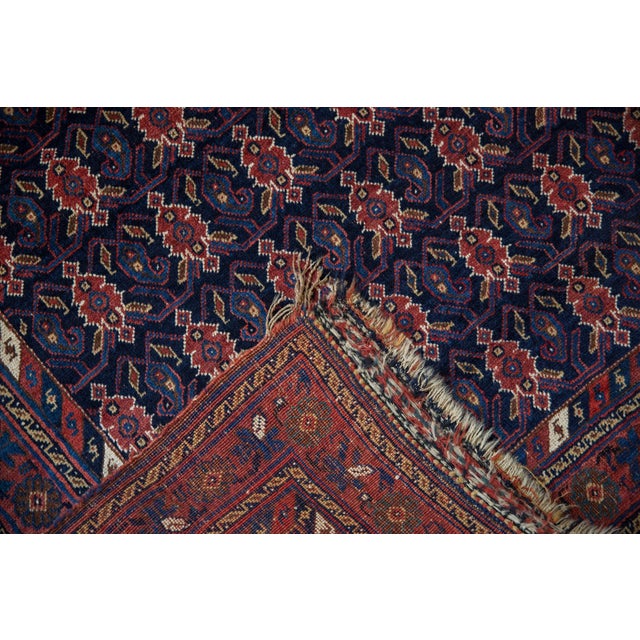 Antique Afshar Rug - 3'11" x 5'5" For Sale - Image 9 of 9