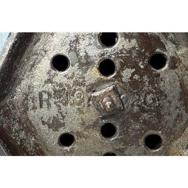 Antique 1890's Chamberlain & Hill Lantern Space Heater Cast Iron Still Coin Bank For Sale - Image 12 of 12