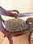 Early 20th Century Neoclassical Style Mahogany Armchair With Leopard Velvet Seat For Sale - Image 4 of 8
