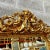 Ornate French Baroque Floor Mirror With Hand-Gilded Gold Leaf Frame & Cherub Details For Sale - Image 4 of 9