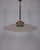 Mid-Century Modern Vintage Italian Metal Rolling Chandelier, 1970s For Sale - Image 3 of 9