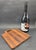 Chestnut Mid 20th Century Danish Staved Teak Wood Charcuterie & Cheese Board For Sale - Image 8 of 11