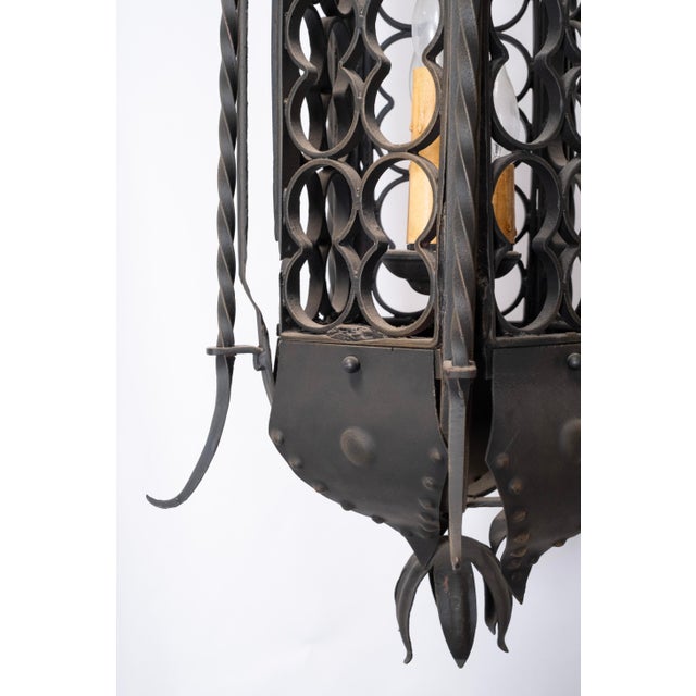 Late 19th Century Late 19th Century Wrought Iron Lantern For Sale - Image 5 of 9