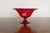 Vintage Ruby Red Murano Art Glass Footed Compote With Applied Grapes For Sale In New York - Image 6 of 11