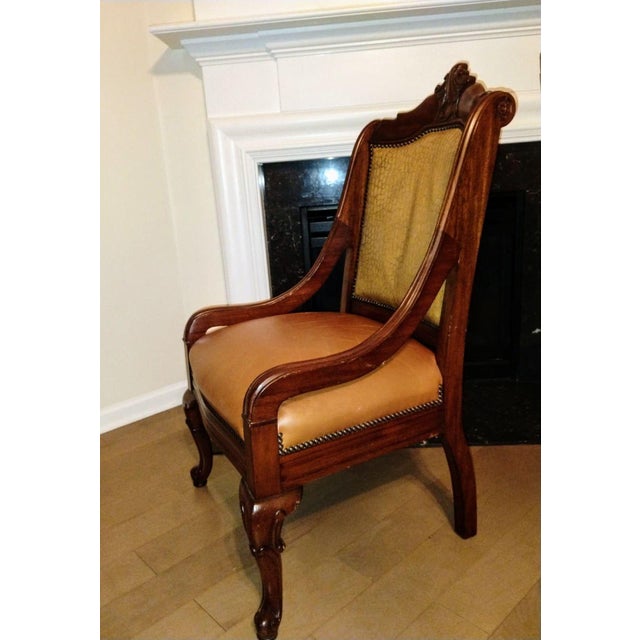 Animal Skin 1980s Pair of Hemingway Collection Armchair a Timeless Masterpiece From Thomasville For Sale - Image 7 of 12