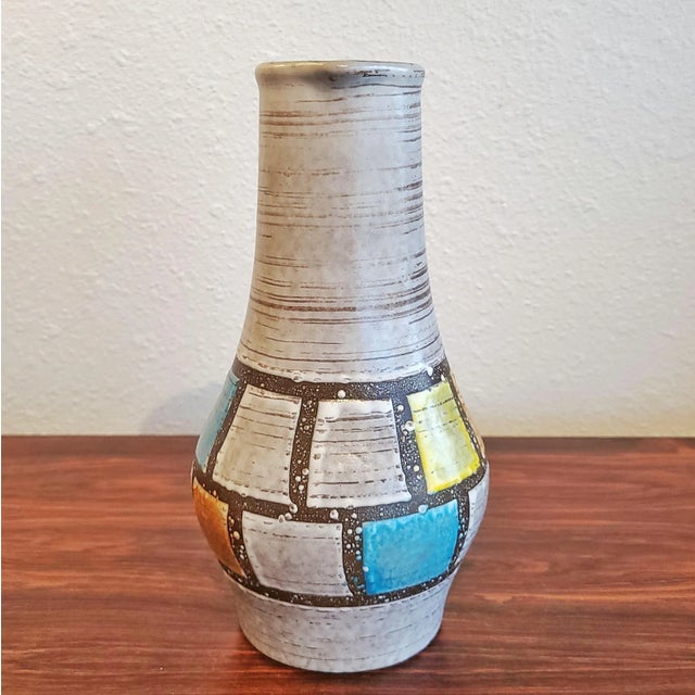 Mid-Century Modern Early 60s Jasba Keramik Pitcher Vase Nr. 1207/25 For Sale - Image 3 of 9