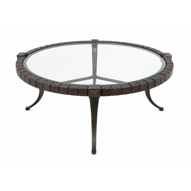 1950s Thinline Aluminum Klismos Coffee Table For Sale - Image 5 of 5