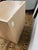 Tan Lime Wash Oak Wood Desk With Drawer Cabinet For Sale - Image 8 of 12