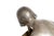 French Art Deco Silvered Bronze Sculpture “Woman W/ Bird” by Armand Godard For Sale - Image 10 of 13