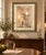 Very large framed art drawing by Susan B. Parker in lively condition. The drawing sits in a neoclassical style frame which...
