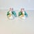 Ceramic 1970s Vintage Fitz & Floyd Coastal Americana Duck & Tulip Candleholders - A Pair - Easter For Sale - Image 7 of 15