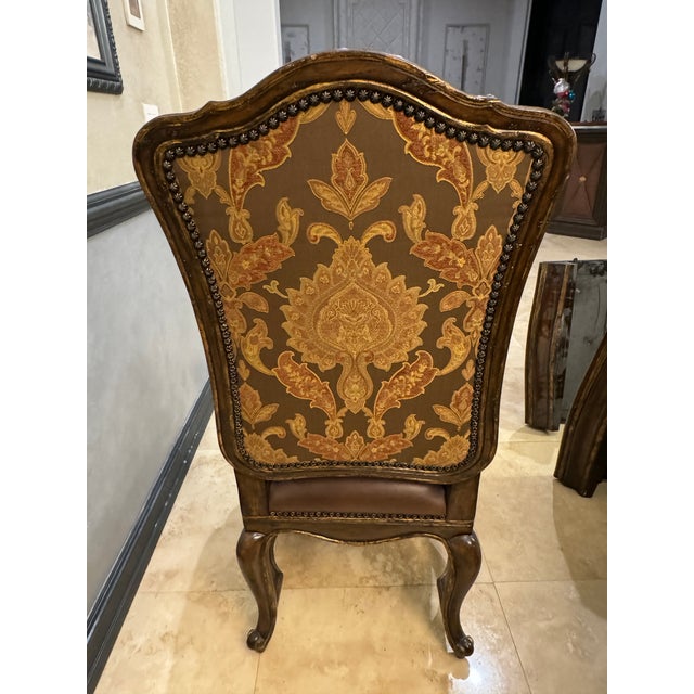 Marge Carson Vouvray Dining Table With 12 Chairs and 3 Leaf Extensions