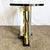 1980s Postmodern Mixed-Metal and Glass Console Table by Kaizo Oto for Design Institute of America For Sale - Image 5 of 8