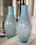 Murano 1970s Italian Murano-Style Handblown Blue Art Glass Vase With Gold and Silver Flecks, 21" For Sale - Image 4 of 18