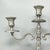 Handmade 3-Candle Candelabra in Stainless Steel For Sale - Image 4 of 9