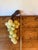 Vintage Italian Alabaster Grape Cluster, Extra Large, Wood/Vine Stem For Sale - Image 12 of 13