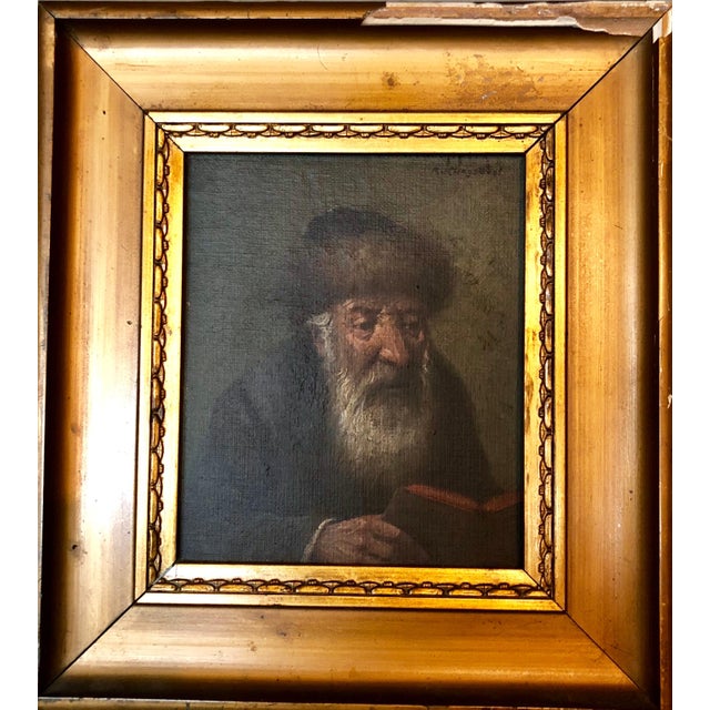 Rudolf KLINGSBÖGL Austrian Viennese painter and teacher. Chassidic rebbe with Shtreimel. Klingsbogl was active in Vienna...