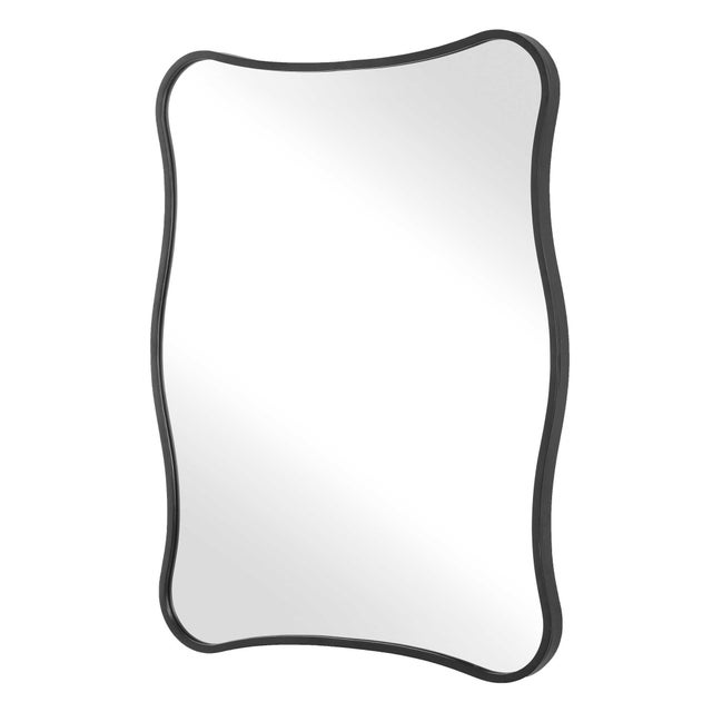 2020s Pavia Black Vanity Mirror For Sale - Image 5 of 6
