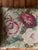 French Country Authentic 19th Century French Needlepoint Pillow, With Down Interior and Velvet Backing. For Sale - Image 3 of 3