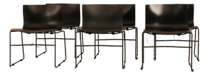 Vintage "Handkerchief" Stacking Chairs by Lella & Massimo Vignelli for Knoll Studio, Usa, 1985 — Set of 6