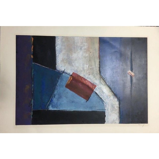 Michel DELAJOUD alias Deljou KAMY 1958 Monotype Ed. 1 / 1 Lithograph reworked!!, approx. 61 x 91 cm, sheet approx. 76.1 x...