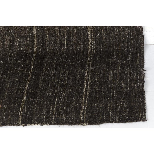Textile Turkish Brown Wool Kilim Rug, 1960s For Sale - Image 7 of 11