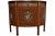 Mid 20th Century French Louis XVI Style Marquetry Demilune Cabinet For Sale - Image 12 of 12