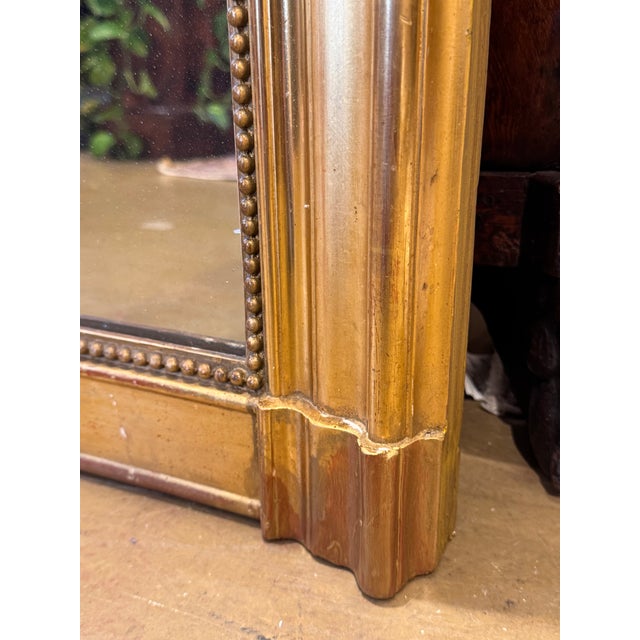 19th Century French Camel Hump Mirror For Sale - Image 10 of 12