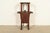 Stickley Brothers Style Antique Mission Arts & Crafts Oak and Brass Smoker Stand, Circa 1910 For Sale - Image 15 of 17