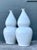 Vintage Regency Monumental Crystal Glazed Ceramic Gourd Floor Vase - A Pair For Sale - Image 11 of 11