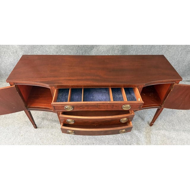 Vintage Flamed Mahogany Sideboard For Sale In Raleigh - Image 6 of 13