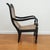 Early 19th Century Ebony Carved Grandfather Shell Mark Chair For Sale - Image 13 of 17