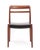 A single model 145 Danish teak dining chair designed by Alf Aarseth for Gustav Bahus. Unmarked. The chairs all are in...