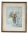 Oil Painting by Magagnotti, Flower Vase, 1967, Framed For Sale