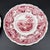 Farmhouse A Rare Pair of Antique Red Transferware Plates, “New York, Us”, Circa 1830’s For Sale - Image 3 of 12