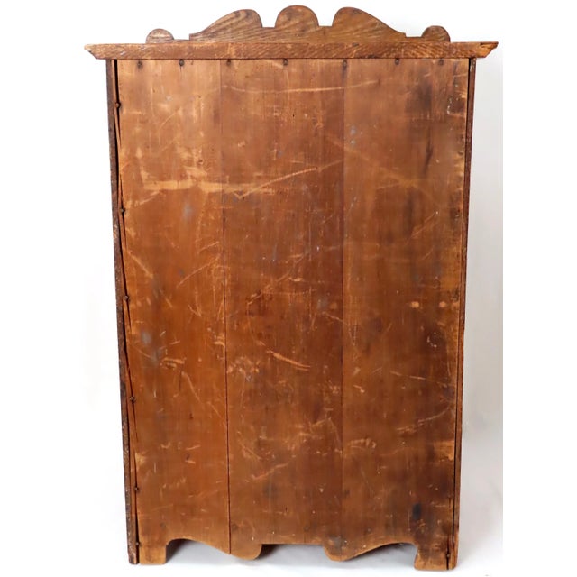 Antique American Chestnut Flavor Extracts Cabinet With Divided Sectional Interior For Sale - Image 9 of 13