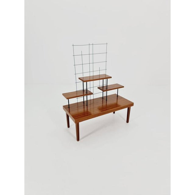 Large Mid-Century German Minimalist Plant Stand, 1950s For Sale - Image 4 of 11