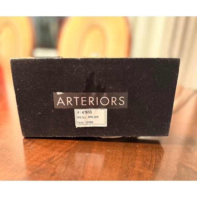 Arteriors Graham Natural Iron/Brass/Marble Lamp Box design iron table lamp features a reptile-like pattern in a natural...