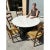 19th Century Cast Iron Base Round Carrara Marble Top Dining Table For Sale - Image 17 of 17