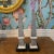 Grand Tour 20th Century Gray Marble Obelisks - a Pair For Sale - Image 3 of 12