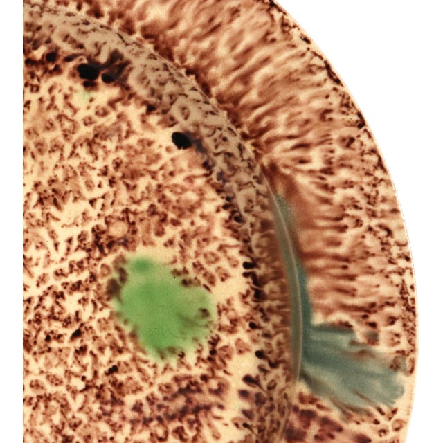 Mid 18th Century English Large Whieldon-Type Creamware Tortoiseshell-Glazed Dish For Sale - Image 5 of 12