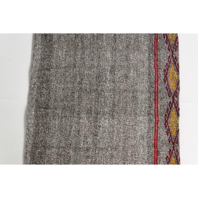 1960s Handwoven Anatolian Flatweave Kilim For Sale - Image 6 of 9
