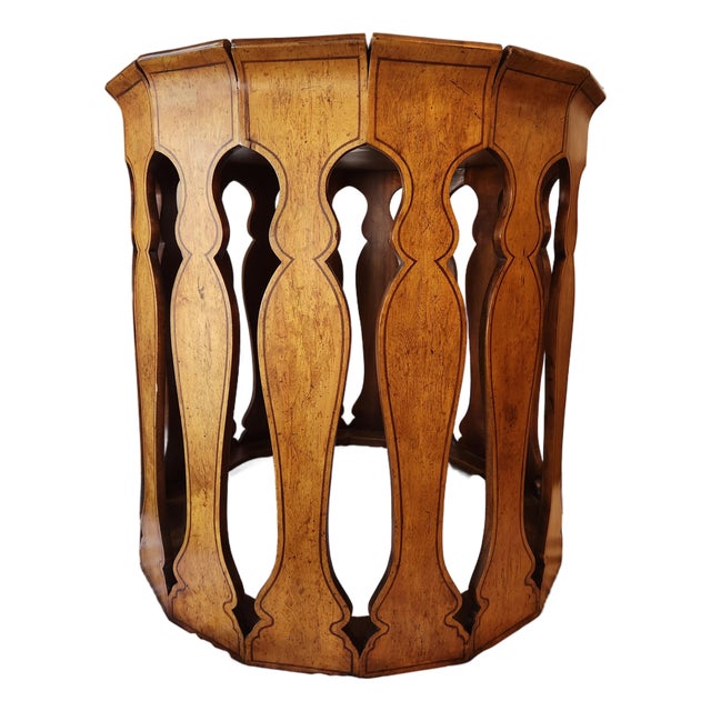 Jonathan Charles "Moorish" Masur Birch Accent End Table - Pristine For Sale