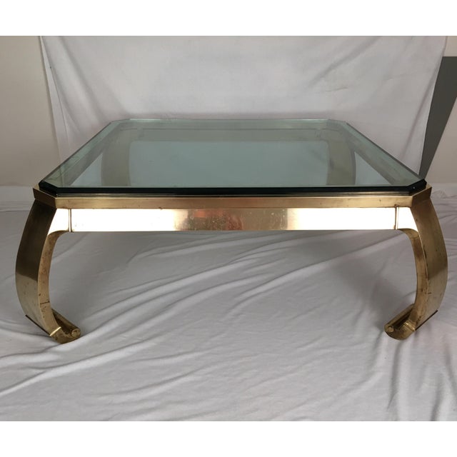 Karl Springer Brass Coffee Table Chairish