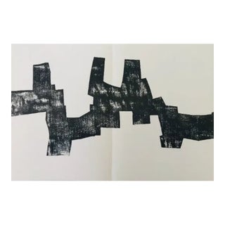 Chillida Lithograph DM03174d Derriere Le Miroir 1968 For Sale