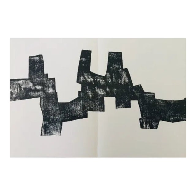 Chillida Lithograph DM03174d Derriere Le Miroir 1968 For Sale