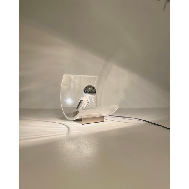 Space-Age Table Lamp by François Arnal for Atelier A, 1970s For Sale - Image 7 of 13