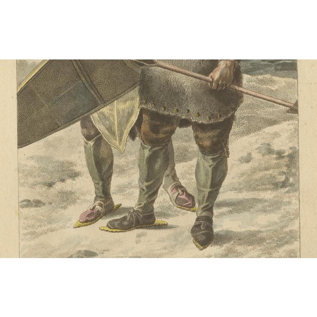 Jaques Kuyper, Greenlanders (Inuit Family), Hand-Colored Print, 1805 For Sale - Image 5 of 10