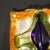 Mid-Century Hand-Blown Amber, Green & Blue Murano Glass Sconces by Mazzega For Sale - Image 14 of 18