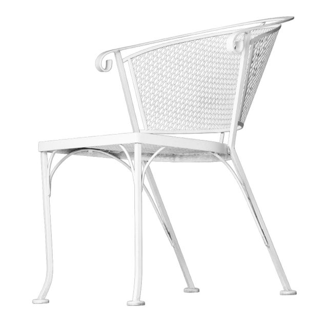 Mid 20th Century Wire Garden Chairs Set of 3 For Sale - Image 10 of 14